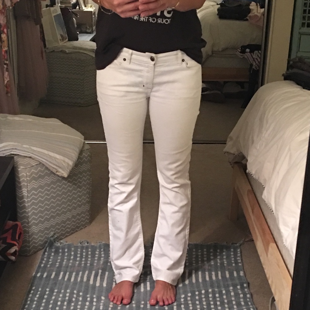 White Rich & Skinny Jeans